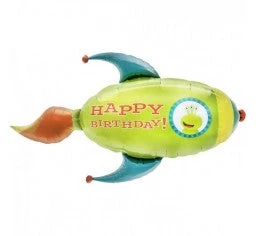 Anagram 41" Northstar Rocket Birthday Super Shape Foil Balloon Balloons