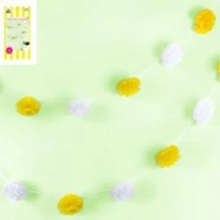 Everything Party All Birthday Decorative Pom Pom Garland