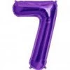 Northern Star 34" Number 7 Shape Foil Balloon - Purple