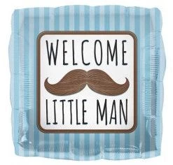 Betallic Balloons 18" Welcome Little Man Foil Balloon