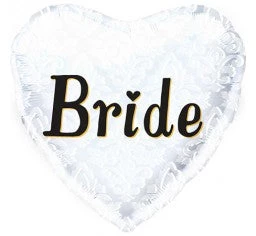 Everything Party 18" Bride Heart Shape Foil Balloon