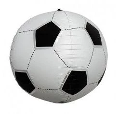 Everything Party Balloons 17" 3D Extra Large Round Soccer Ball Balloon