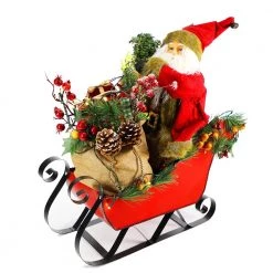 Everything Party Light Up Santa Claus Figurine Statue Sled Gift Bag Christmas Standing Decor By Event