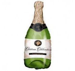 Anagram 36" Champagne Bottle SuperShape Foil Balloon Balloons