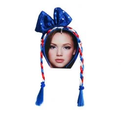 Cut Price Aussie Sequin Head Bow With Plaits By Event