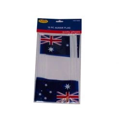 Everything Party By Event 10pcs Australia Flag On Sticks
