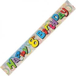 Everything Party Happy 8th Birthday Banner All Birthday