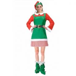 JD Party Adult Traditional Elf Lady Costume