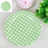 Everything Party 12pk Paper Plates - Green Dot All Birthday