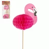Everything Party 12pc Flamingo Honeycomb Pick By Theme
