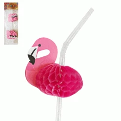 Everything Party By Theme 12pk Flamingo Straws