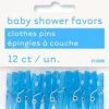 Meteorparty By Theme 12Pk Blue Clothes Pin Favours