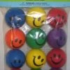 Meteorparty 12Pk Smiley Face Squishy Ball