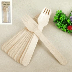 Everything Party 12pk Wooden Eco Forks Tableware