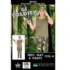 Everything Party Adult - Gi Soldier Costume