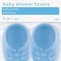 Everything Party 2pk Plastic Baby Boots (Blue & Pink)