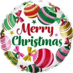 Qualatex Foil 18" Christmas Ornaments And Stars Foil Balloon