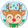 Qualatex Foil 18" Reindeer & Coloured Lights Foil Balloon Balloons