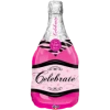 Everything Party Balloons 39" Celebrate Pink Champagne Bottle SuperShape Foil Balloon