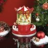 Everything Party Christmas LED Water Lantern With Music Spinning Carousel And Swirling Confetti