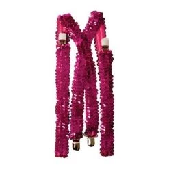 Everything Party Sequin Suspenders (Gold, Silver, Hot Pink, Blue) By Theme