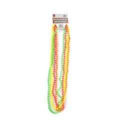 JD Party 80s Fluro Necklace Beads Mixed