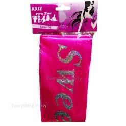 Everything Party All Birthday 16th Birthday Sash - Sweet 16