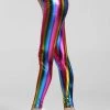 JD Party Mardi Gras 1980's Metallic Legging (7 Colours)