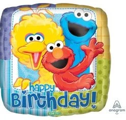 Everything Party 17" Licensed Sesame Street Elmo Birthday Foil Balloon Balloons