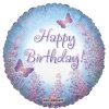 Everything Party 18" Kaleidoscope Purple Lilacs & Butterfly Birthday Foil Balloon