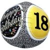 Northern Star Balloons 17" Extra Round Happy 18th Birthday Foil Balloon