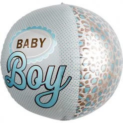 Betallic 17" Baby Boy Round Foil Balloon