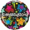 Qualatex Balloons 18" Anagram Congratulations With Stars Foil Balloon