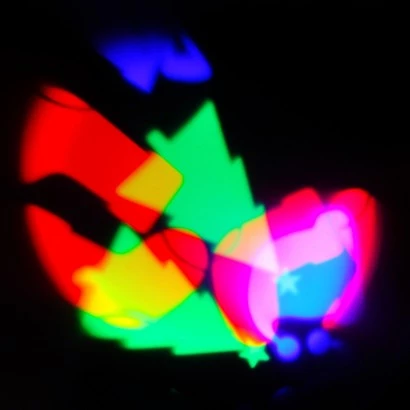 Pacific Wholesale 18cm Christmas LED Projector Laster Light - 3 Colours - Rotating By Event