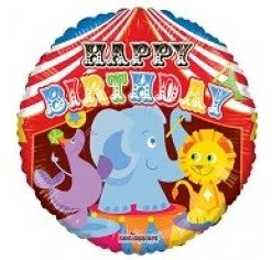 Qualatex Balloons 18" Birthday Circus Animal Foil Balloon