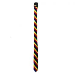 JD Party Rainbow Tie Slim By Event