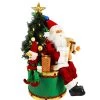 Everything Party By Event 60cm Light Up Santa Claus Figurine Statue Elf Teddy Christmas Standing Decor