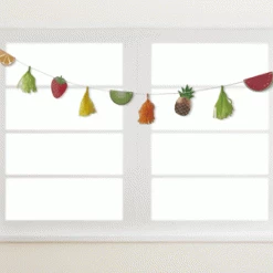 Everything Party 2.5m Tropical Fruit Garland With Tassel