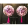 Everything Party 3ft Confetti Balloons With Metallic Pink Tassel