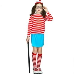 Everything Party Kids - Where Is Wally Girl Costume