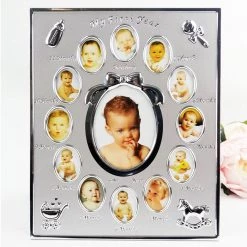 Everything Party My First Year Silver Photo Frame All Birthday
