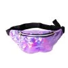 JD Party Iridescent Fanny Pack Bum Bag - Purple
