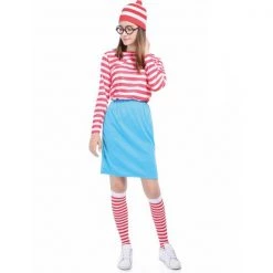 Everything Party Adult - Wheres Wally Wenda Costume