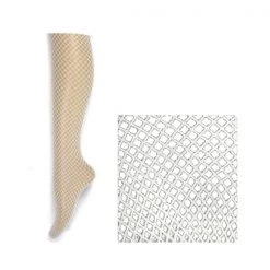 JD Party Fishnet Pantyhose - White By Theme