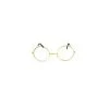 JD Party John Lennon Style Hippie Glasses - Clear