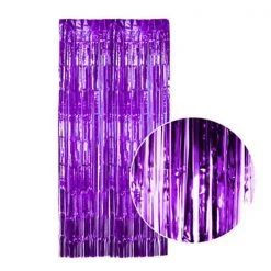 JD Party Metallic Curtain - Purple
