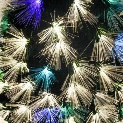 Everything Party By Event 90cm Green Christmas Tree With Ultra Bright Fibre Optic Flashing LED Lights