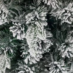 Wish By Event 180cm Ultra Bright Multicolour Changing Flashing LED Light Up Frosted Snowy Christmas Tree