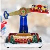 Wish By Event Animated Christmas Village Turning Spectacular Carnival Rides With Music And LED Lights