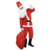 JD Party Deluxe Traditional Plush Santa Cosutme